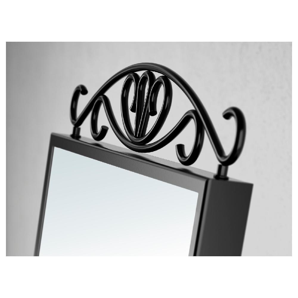IKEA KARMSUND Specchio Da Tavolo Nero 27x43 Cm