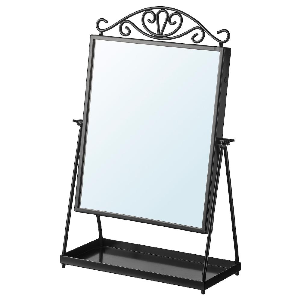 IKEA KARMSUND Specchio da tavolo nero 27x43 cm