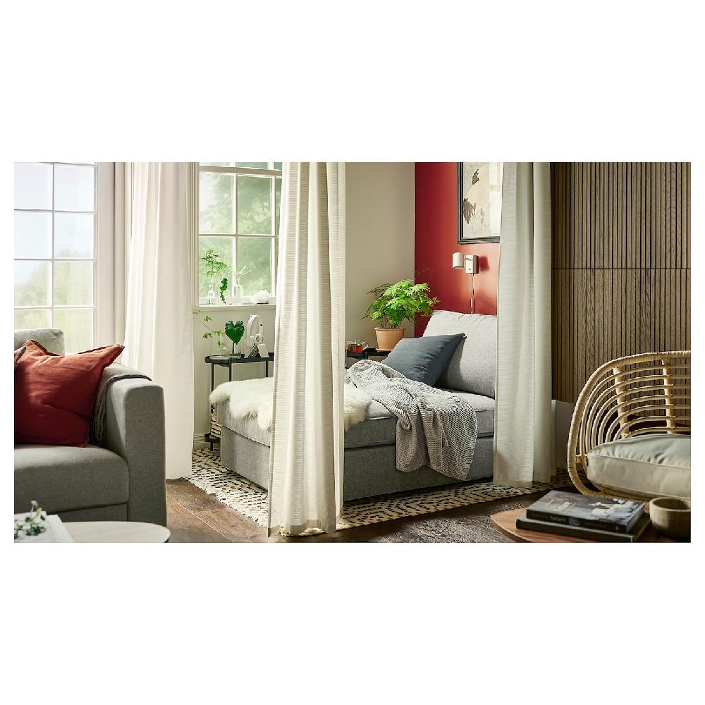 IKEA KIVIK Chaise-longue Tibbleby Beige/grigio