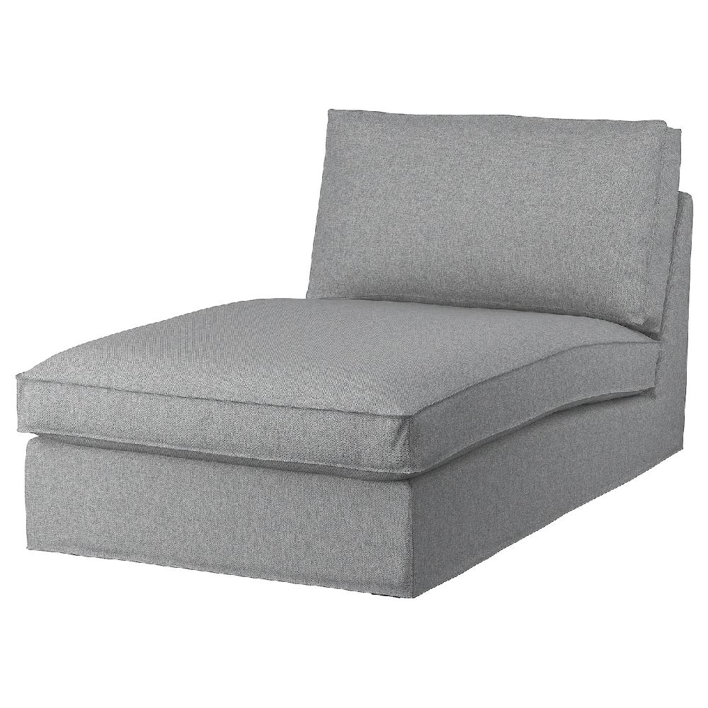 IKEA KIVIK Chaise-longue Tibbleby beige/grigio