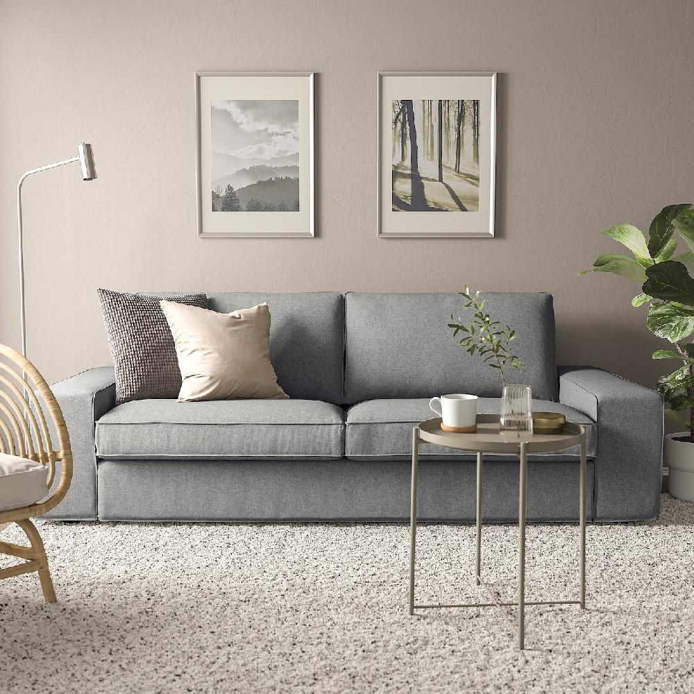IKEA KIVIK Divano A 3 Posti Tibbleby Beige/grigio
