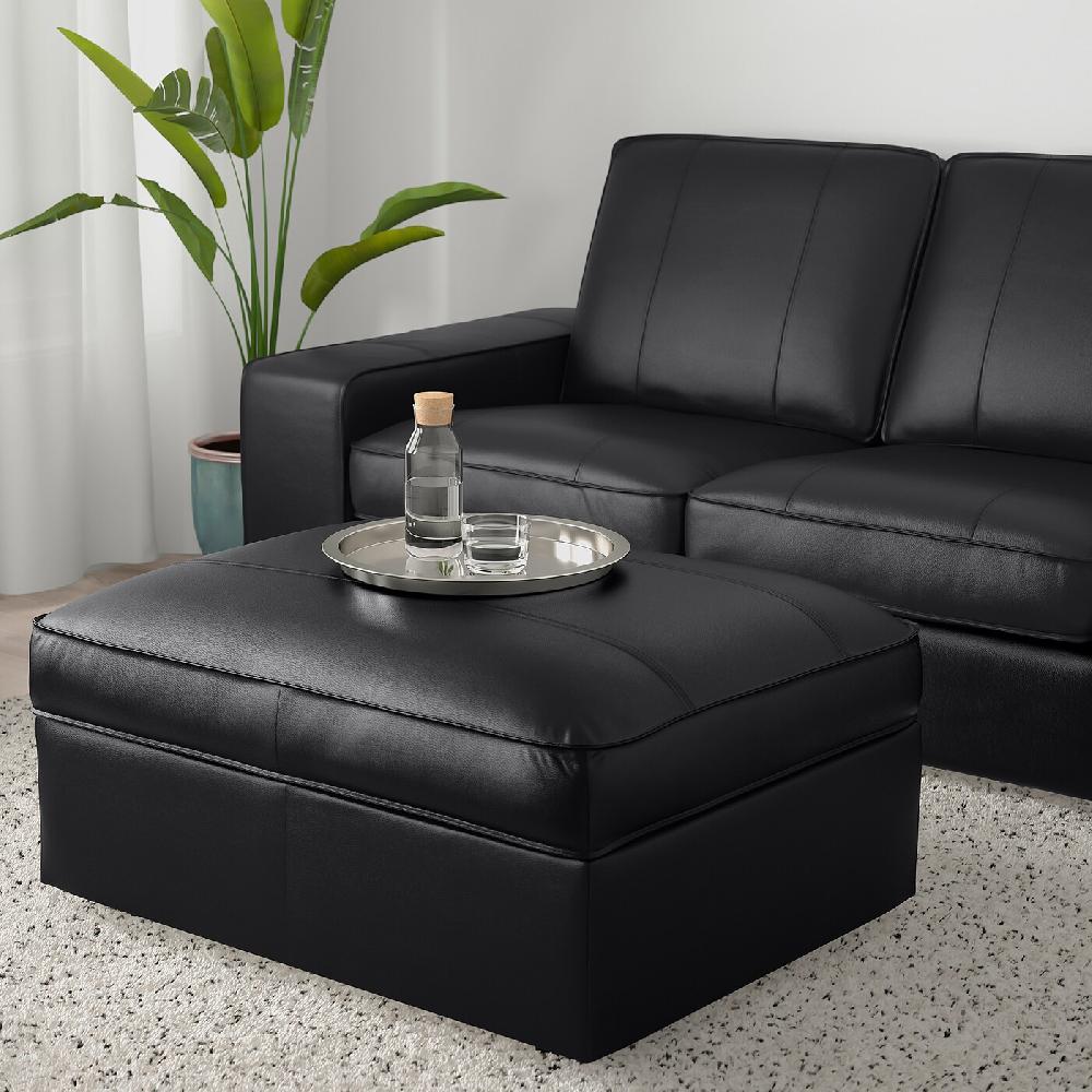 IKEA KIVIK Poggiapiedi Grann/Bomstad Nero