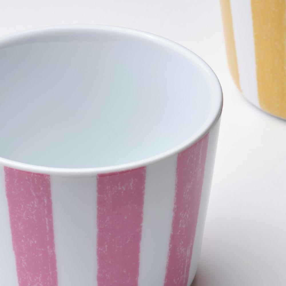 IKEA KLIPPAKLEJA Tazza Fantasia/giallo Rosa 24 Cl