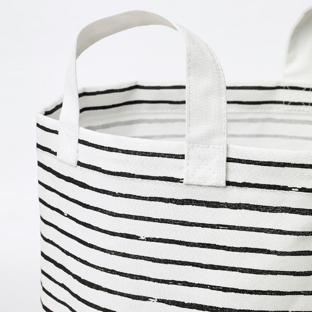 IKEA KLUNKA Sacco Per Il Bucato Bianco/nero 60 L