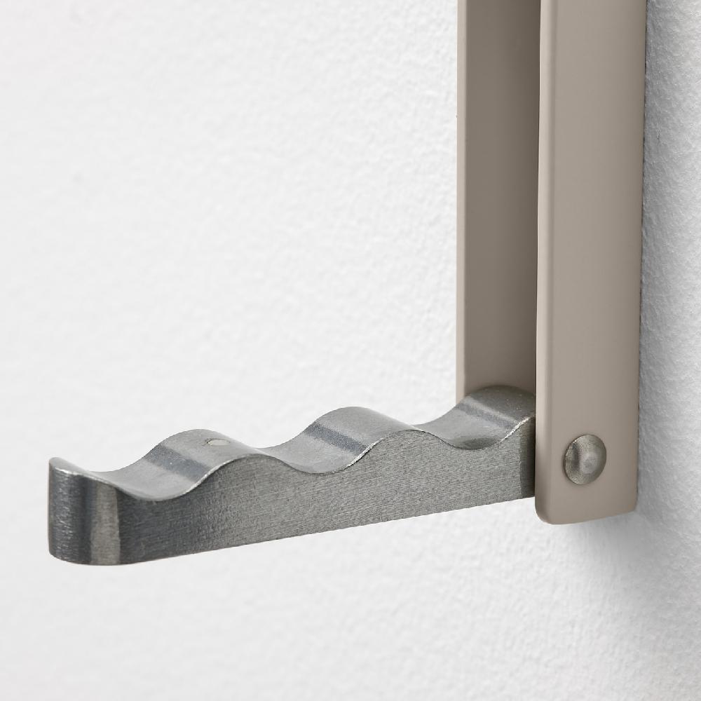 IKEA KLYKET Gancio Pieghevole Alluminio/beige