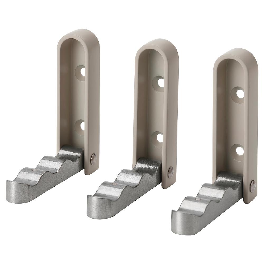 IKEA KLYKET Gancio pieghevole alluminio/beige