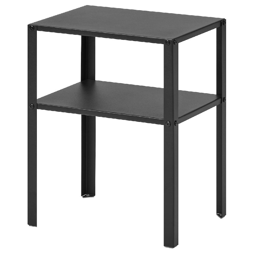 IKEA KNARREVIK Comodino nero 37x28 cm