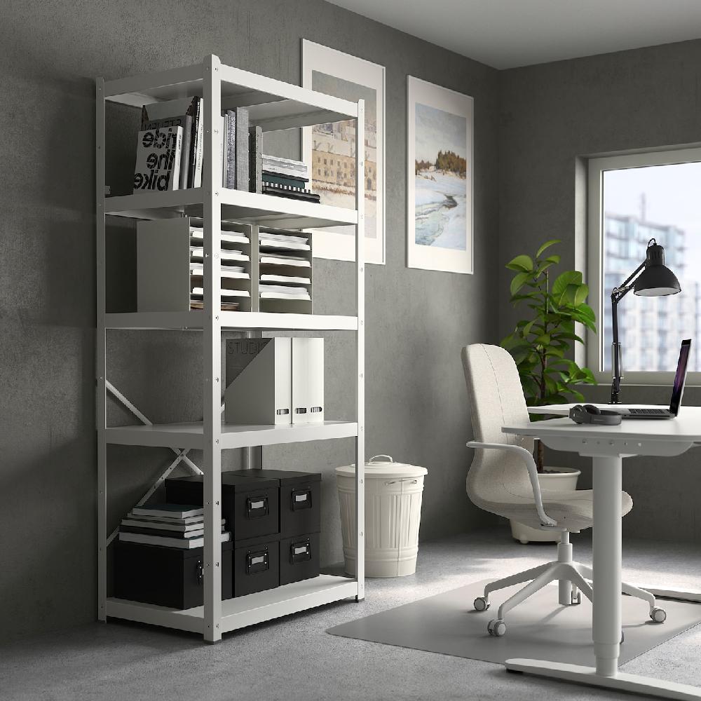 IKEA KNODD Bidone Con Coperchio Bianco 40 L