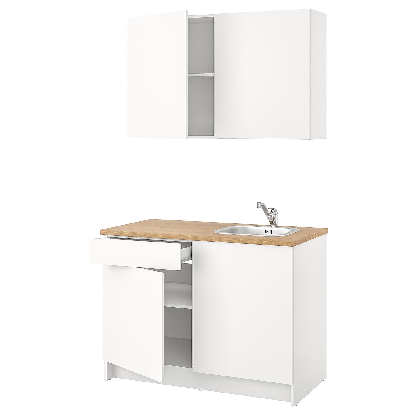 IKEA KNOXHULT Cucina bianco 120x61x220 cm