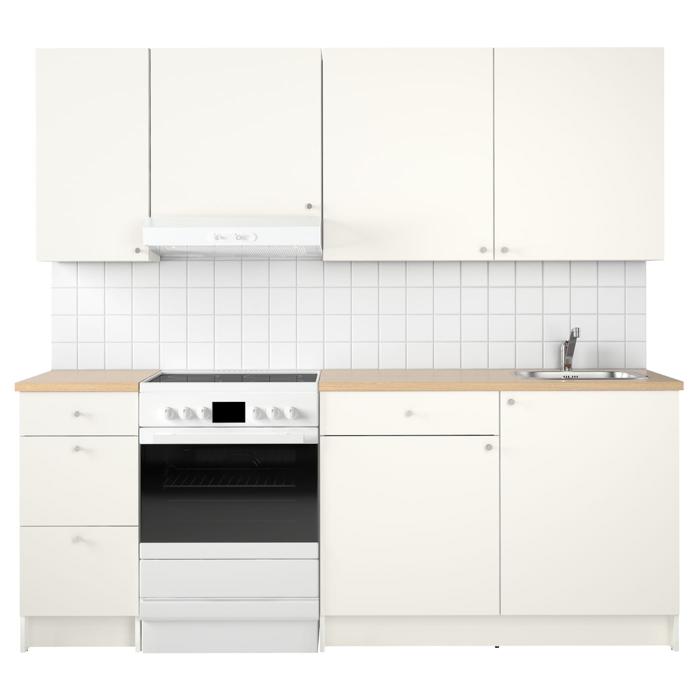 IKEA KNOXHULT Cucina Bianco 220x61x220 Cm