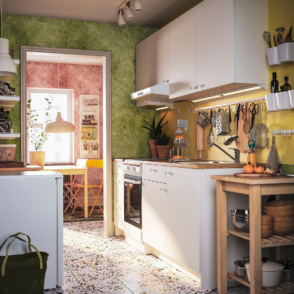 IKEA KNOXHULT Cucina Bianco 220x61x220 Cm