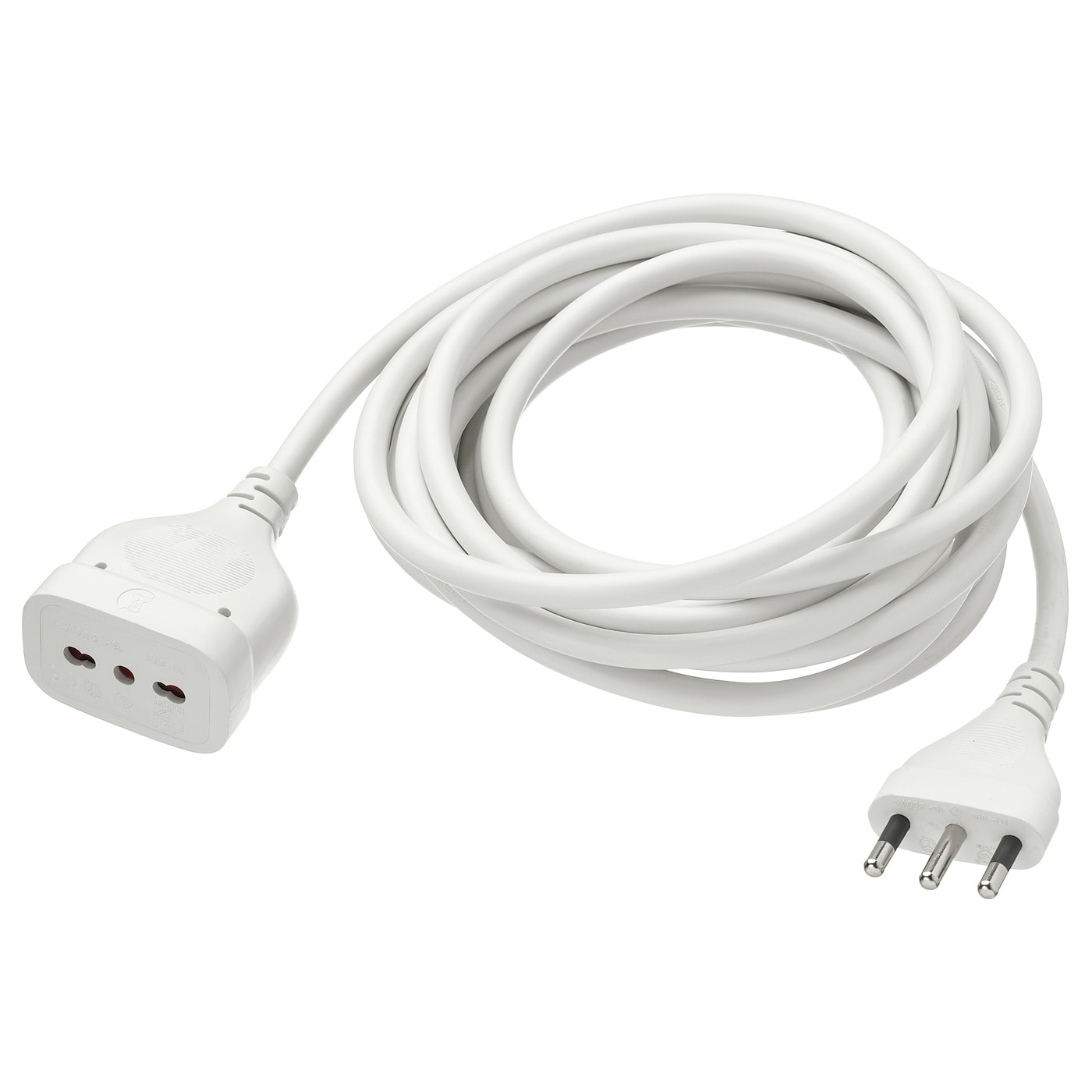 IKEA KOPPLA Prolunga con messa a terra bianco 5 m