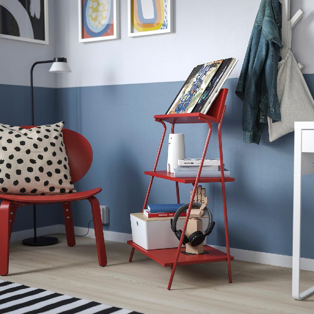 IKEA KRÖNIKÖR Scaffale Rosso 60x35x91 Cm