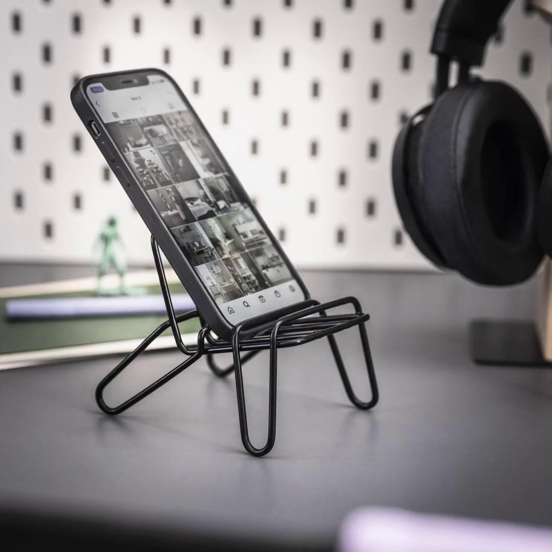 IKEA KRUBBET Supporto Per Cellulare Nero