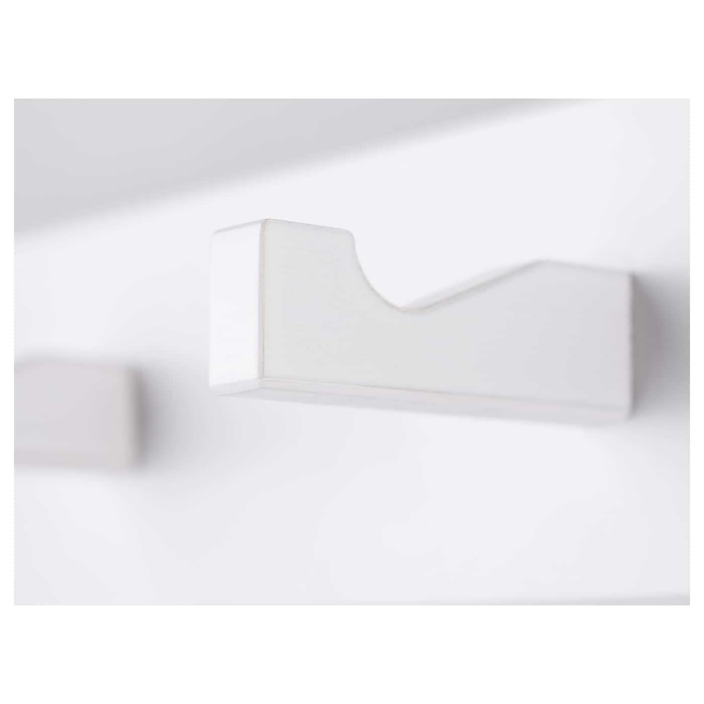 IKEA KUBBIS Attaccapanni A 3 Ganci Bianco