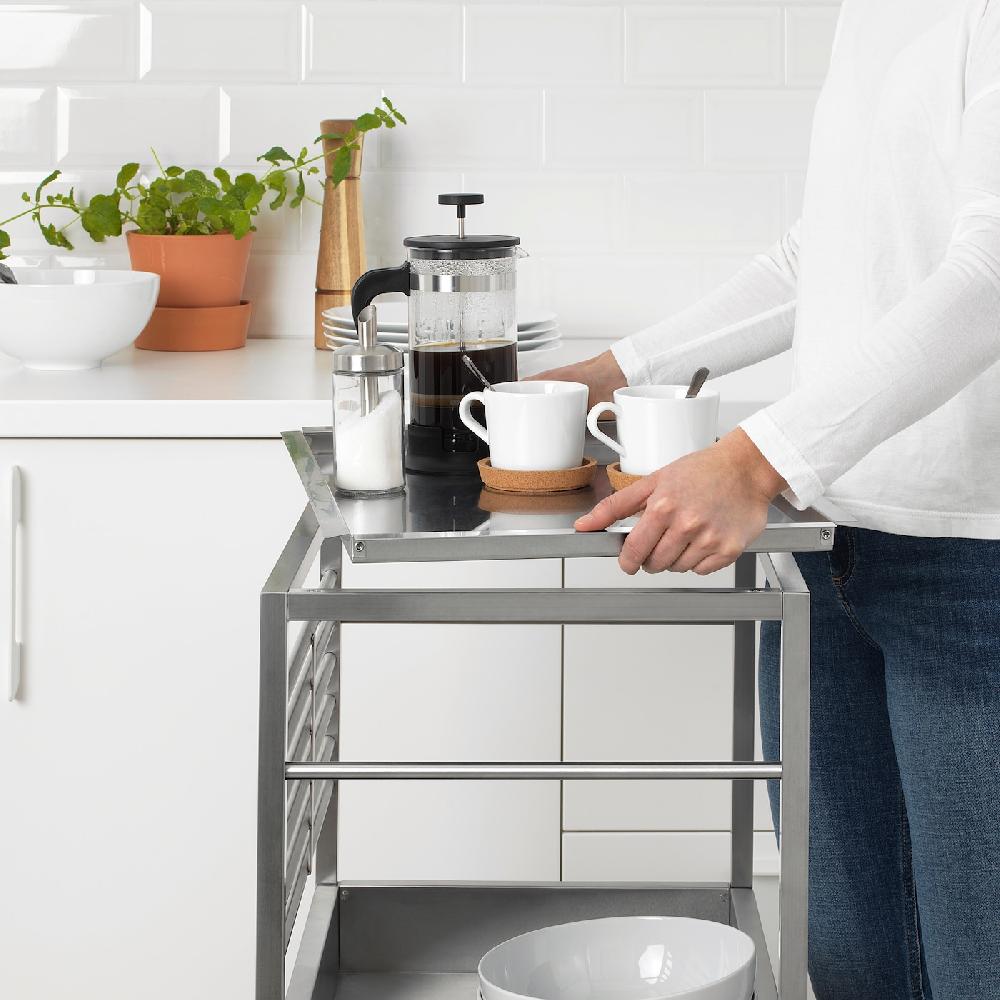IKEA KUNGSFORS Carrello Inox 60x40 Cm