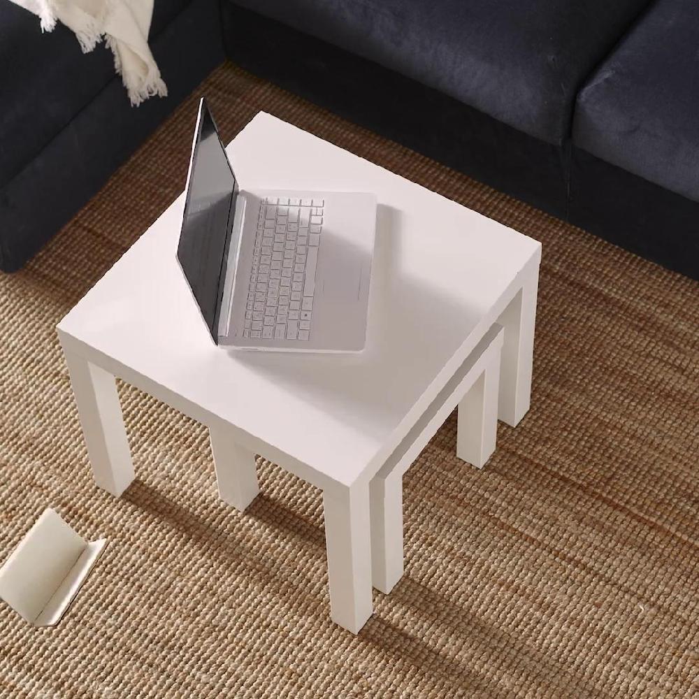 IKEA LACK Tavolino Bianco 55x55 Cm