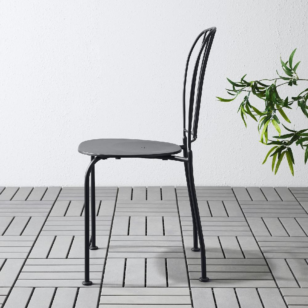 IKEA LÄCKÖ Sedia Da Giardino Grigio
