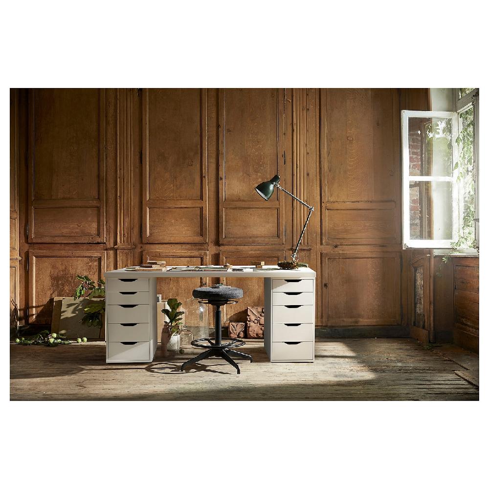 IKEA LAGKAPTEN / ALEX Scrivania Bianco 140x60 Cm