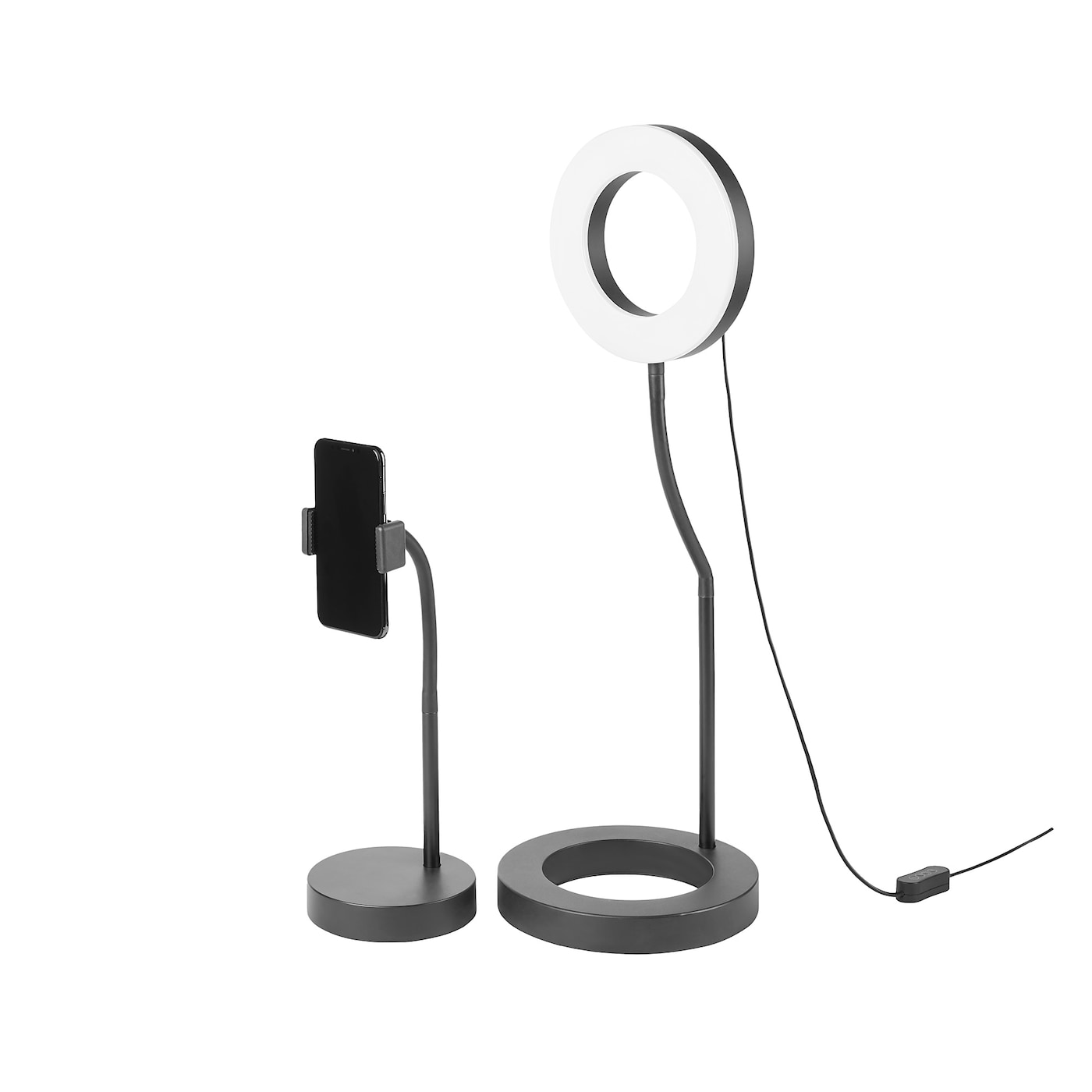 IKEA LÅNESPELARE Luce Ad Anello/supporto Telefono
