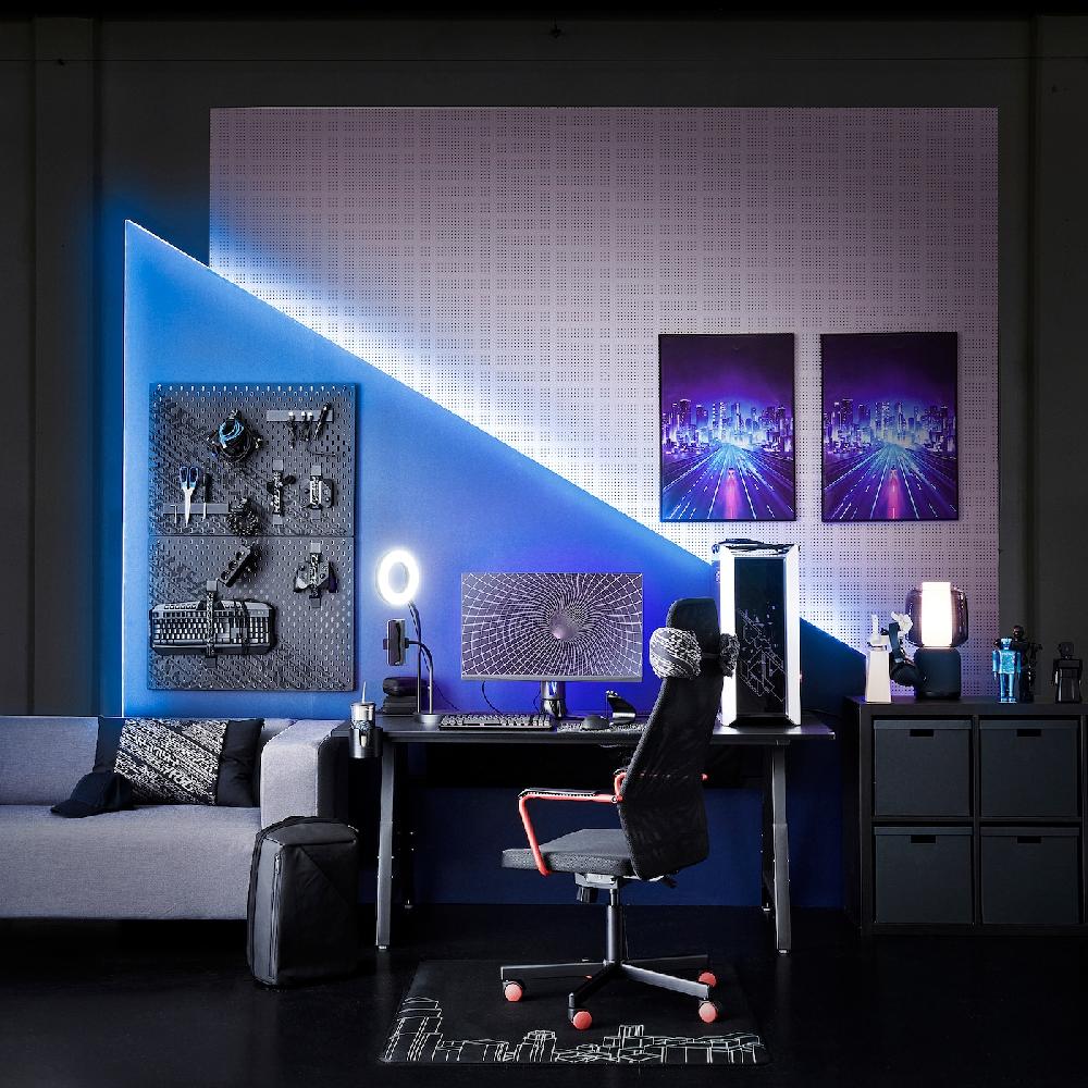 IKEA LÅNESPELARE Luce Ad Anello/supporto Telefono