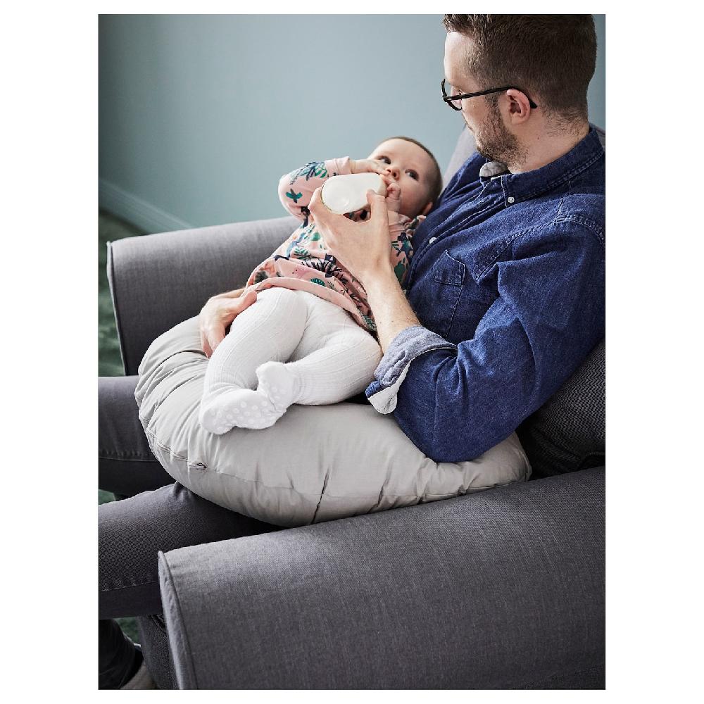 IKEA LEN Cuscino Allattamento Grigio 60x50x18 Cm