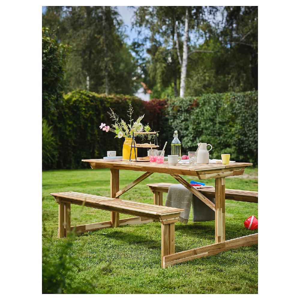 IKEA LERHOLMEN Tavolo Da Picnic Acacia Da Esterno