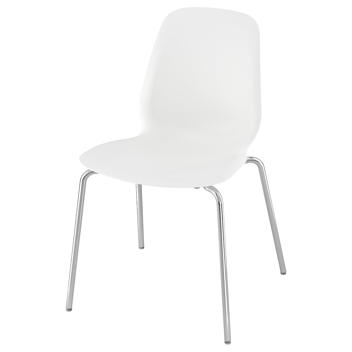 IKEA LIDÅS Sedia bianco/Sefast cromato