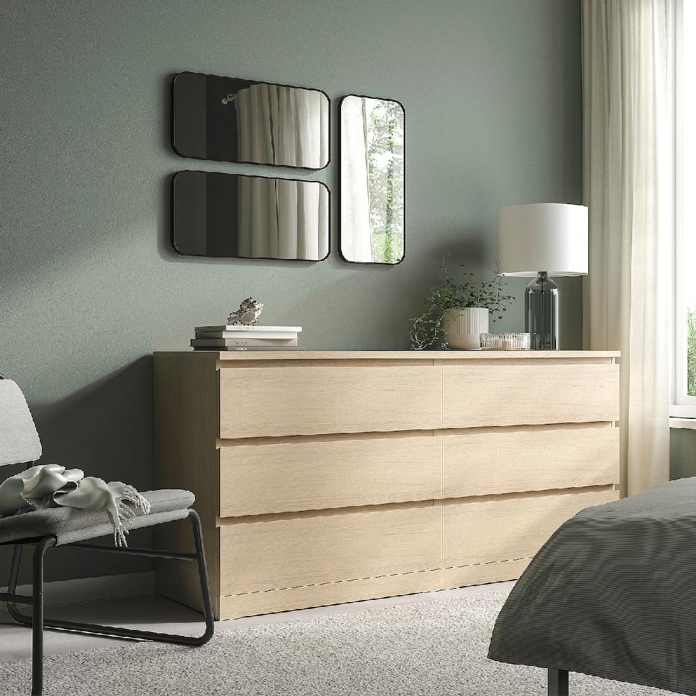IKEA LINDBYN Specchio Nero 28x60 Cm