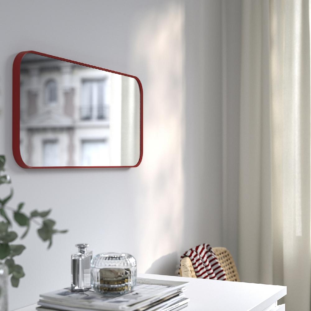IKEA LINDBYN Specchio Rosso 28x60 Cm