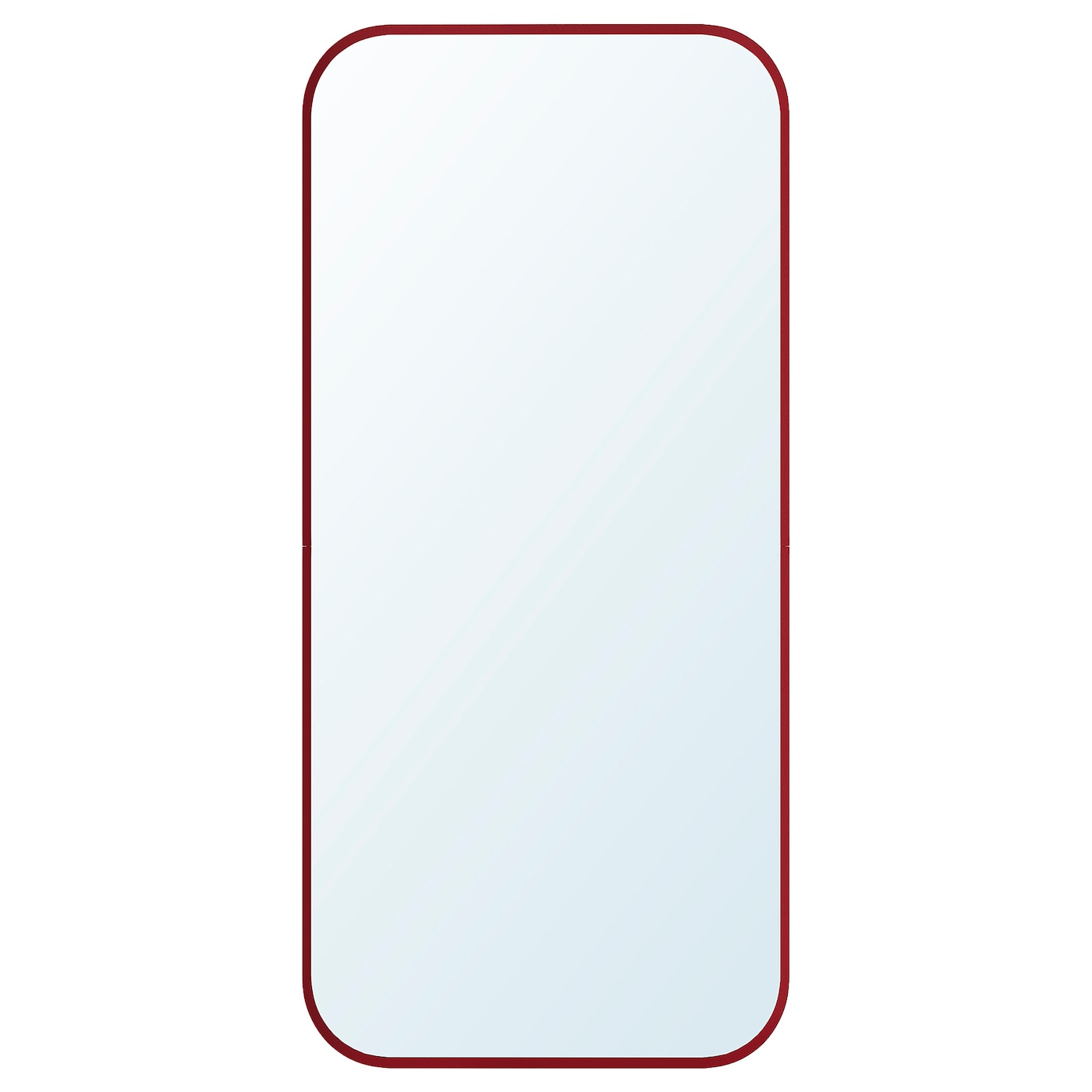 IKEA LINDBYN Specchio rosso 28x60 cm