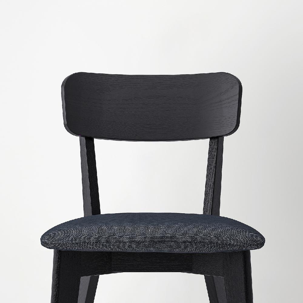 IKEA LISABO Sedia Nero/Tallmyra Nero/grigio