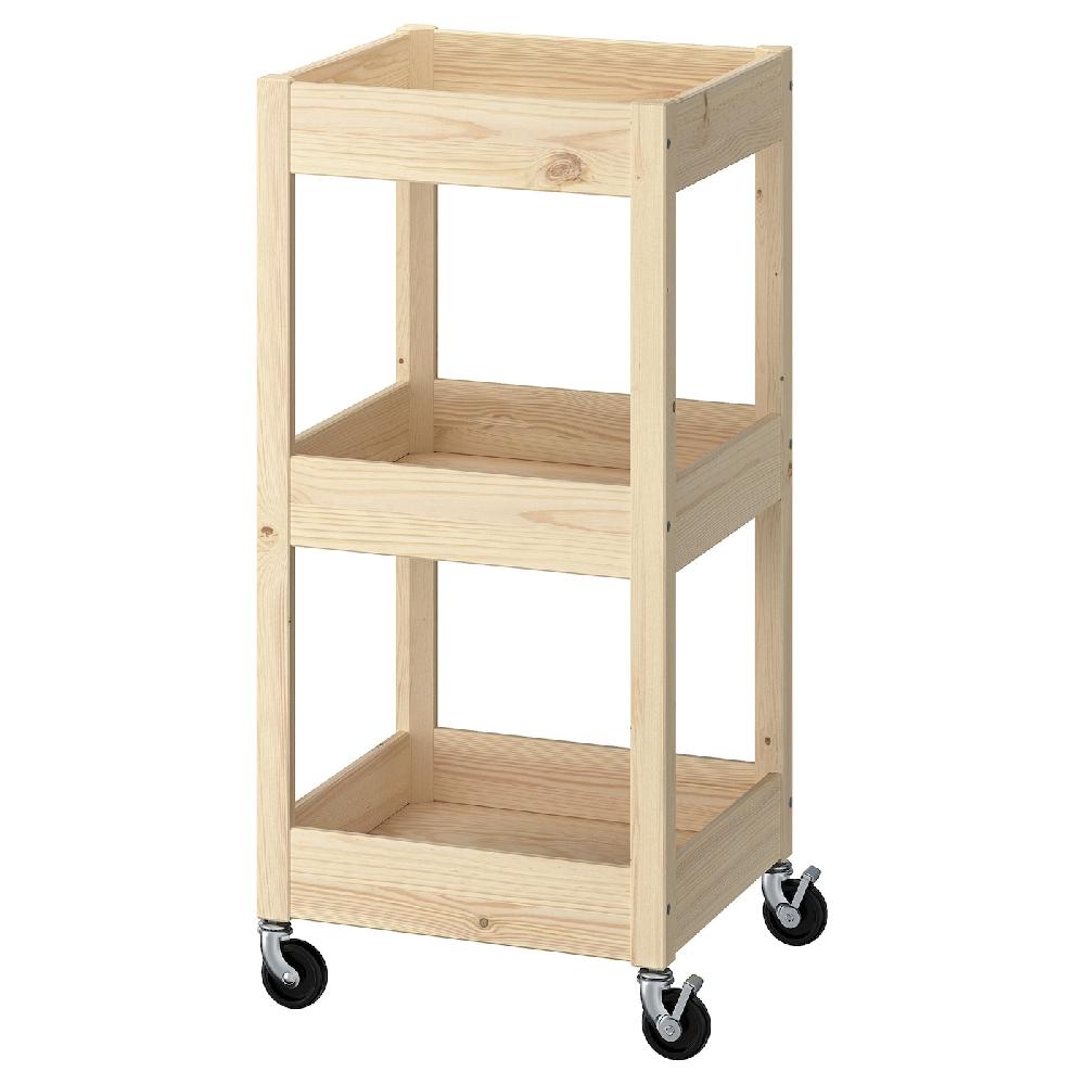 IKEA LOSHULT Carrello pino 38x38x82 cm