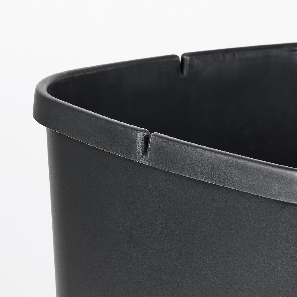 IKEA LÖVKVAST Secchio Con Coperchio Nero 50 L