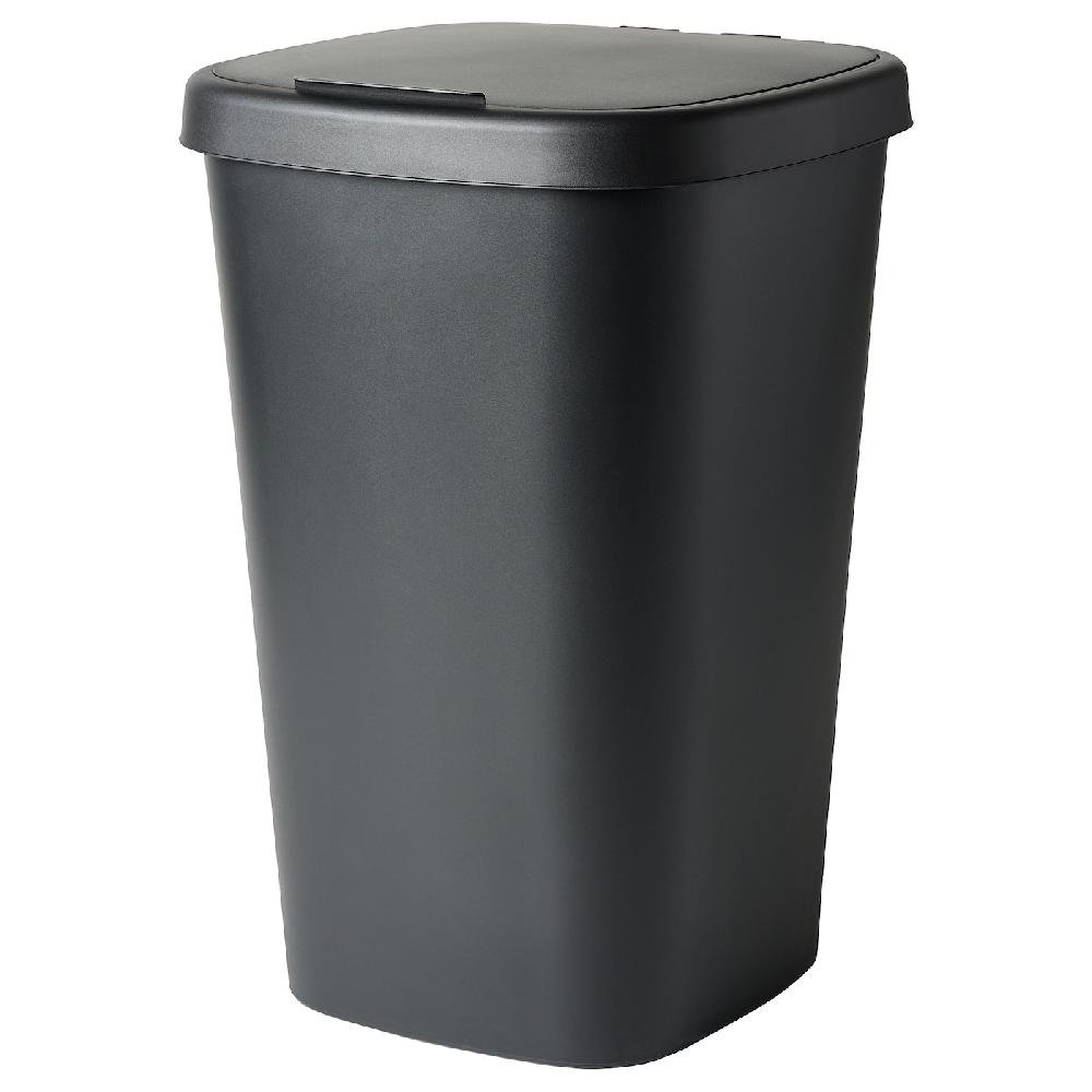 IKEA LÖVKVAST Secchio Con Coperchio Nero 50 L