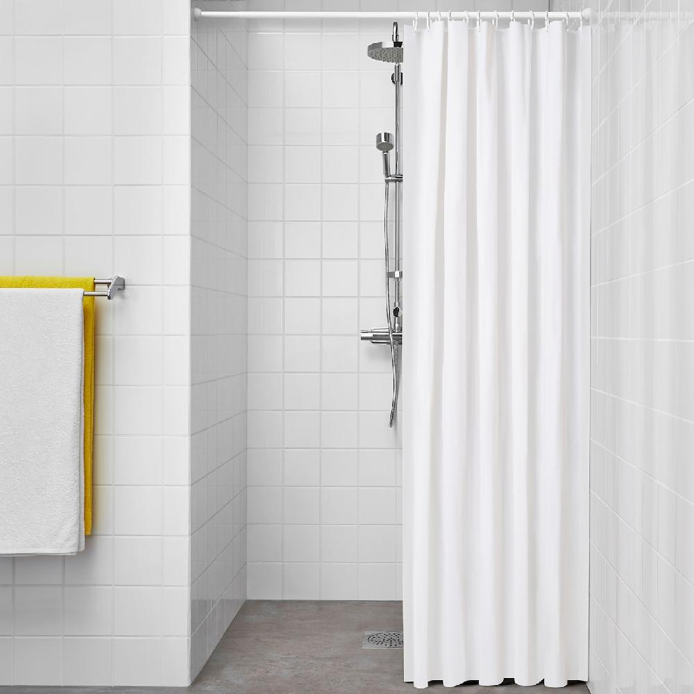 IKEA LUDDHAGTORN Tenda Doccia Bianco 180x200 Cm