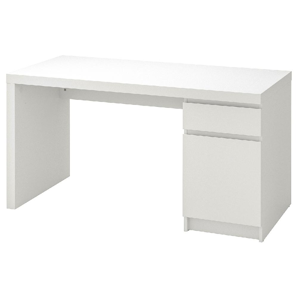 IKEA MALM Scrivania bianco 140x65 cm