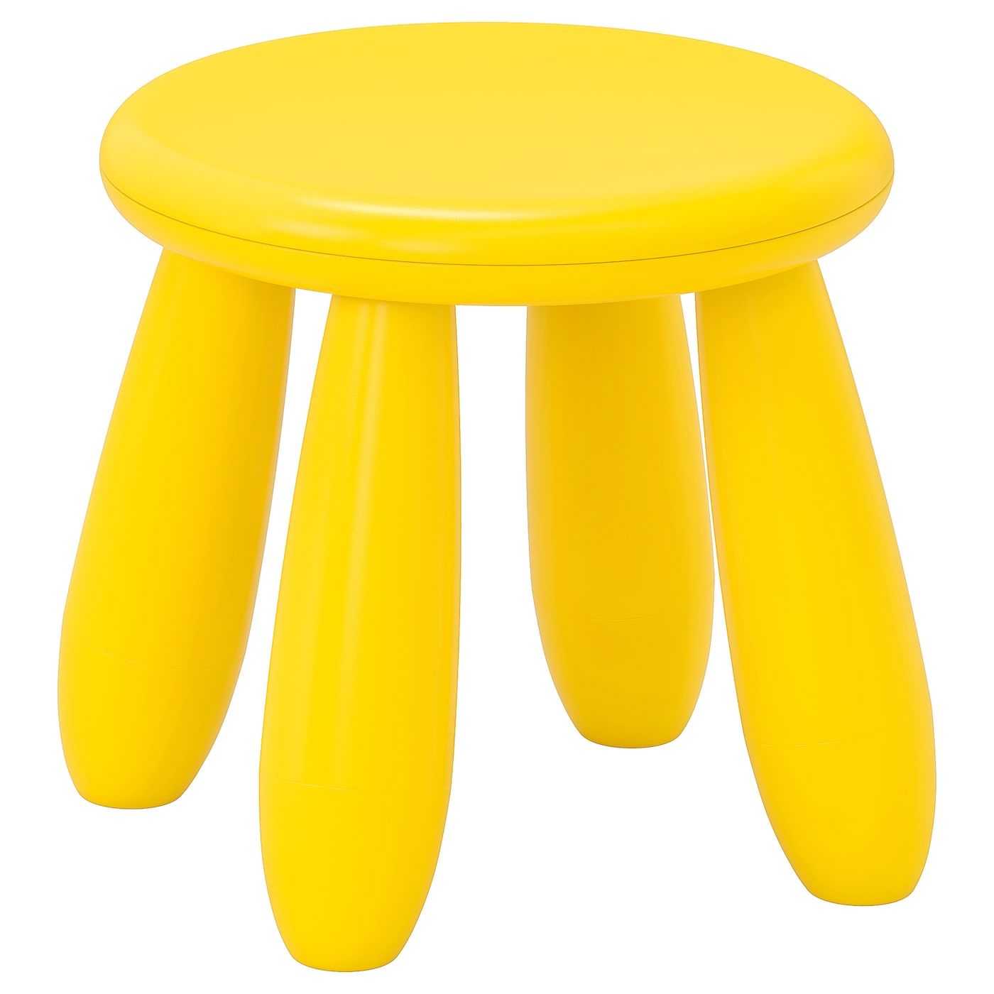 IKEA MAMMUT Sgabellino da interno/esterno/giallo