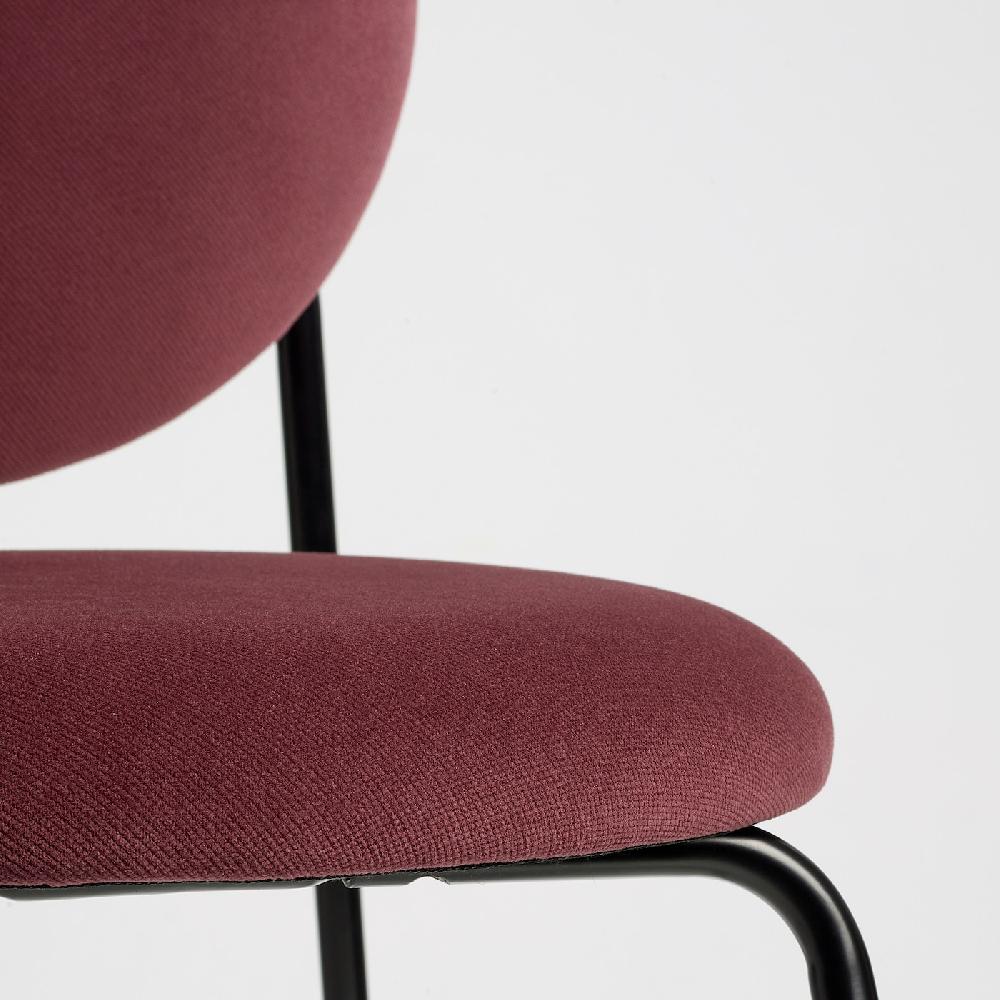 IKEA MÅNHULT Sedia Nero/Hakebo Rosso Intenso