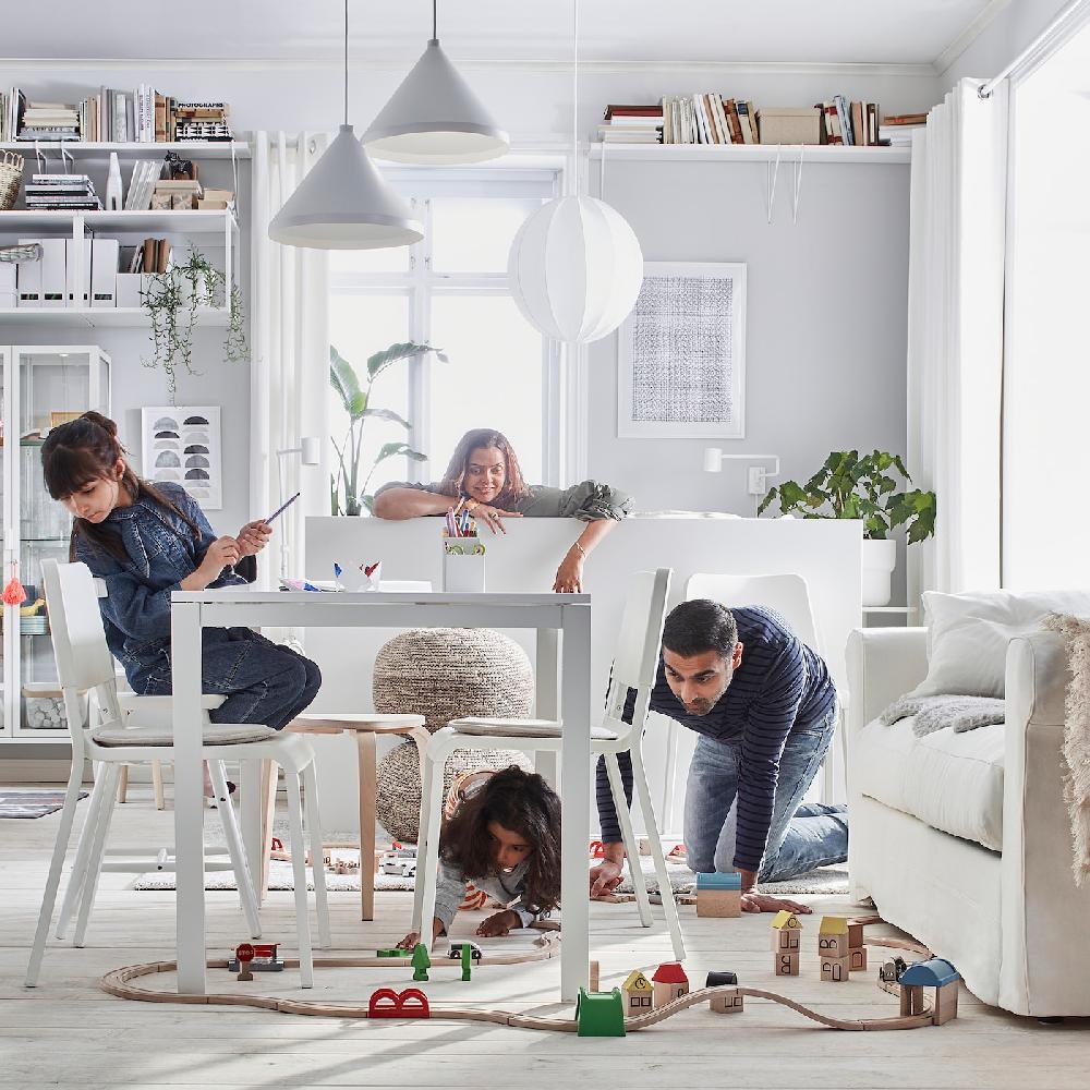 IKEA MELLTORP Tavolo Bianco 125x75 Cm