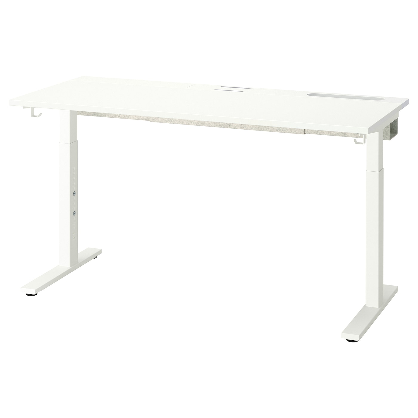 IKEA MITTZON Scrivania bianco 140x60 cm