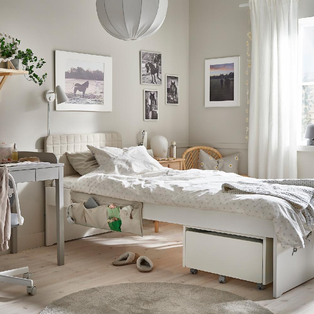 IKEA MÖJLIGHET Tasca Per Letto Beige 75x27 Cm