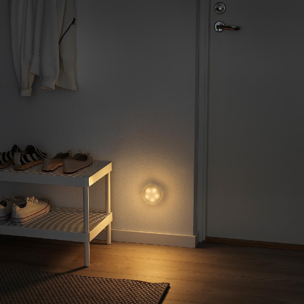 IKEA MOLGAN Illuminazione A LED Bianco/a Batterie