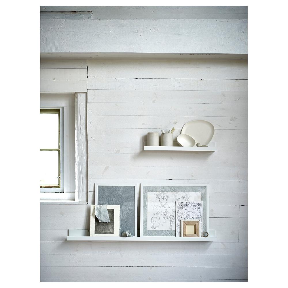 IKEA MOSSLANDA Mensola Per Quadri Bianco 115 Cm