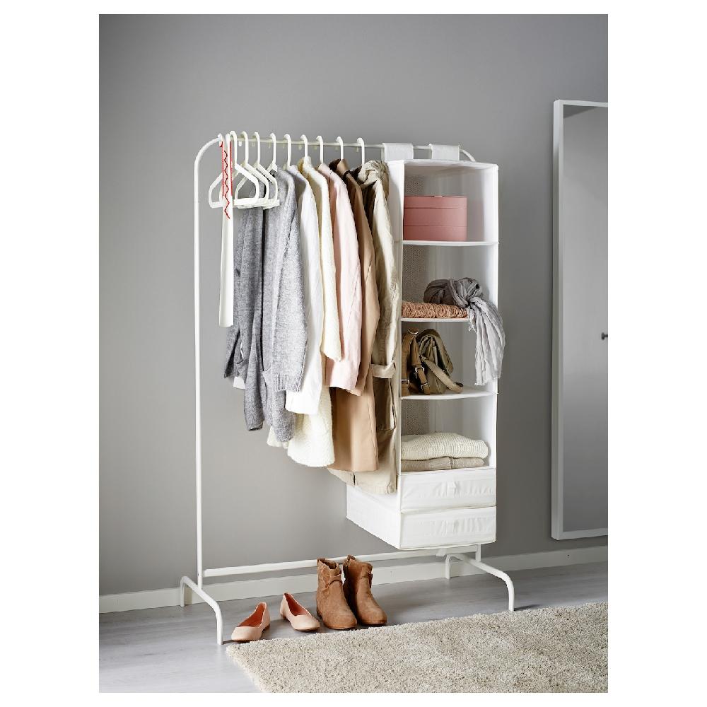 IKEA MULIG Stand Appendiabiti Bianco 99x152 Cm