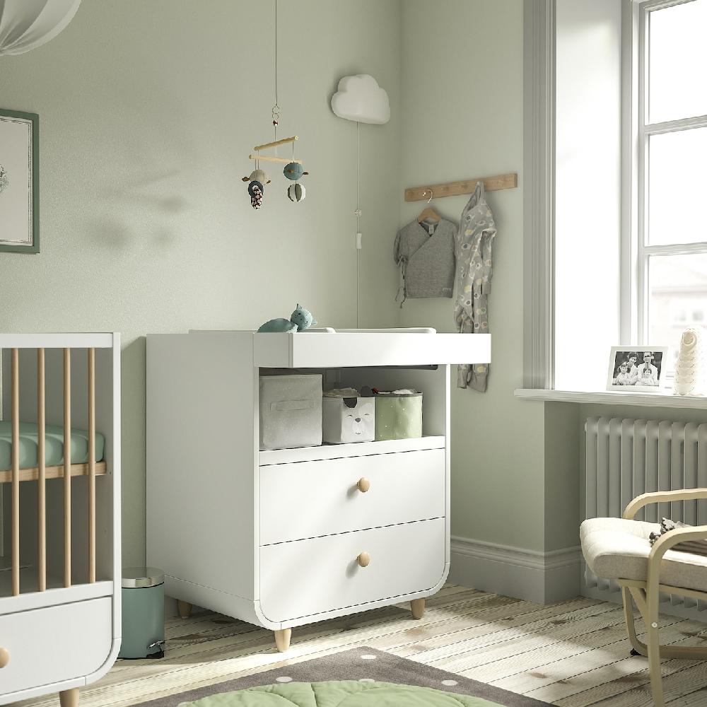 IKEA MYLLRA Fasciatoio Con Cassetti Bianco
