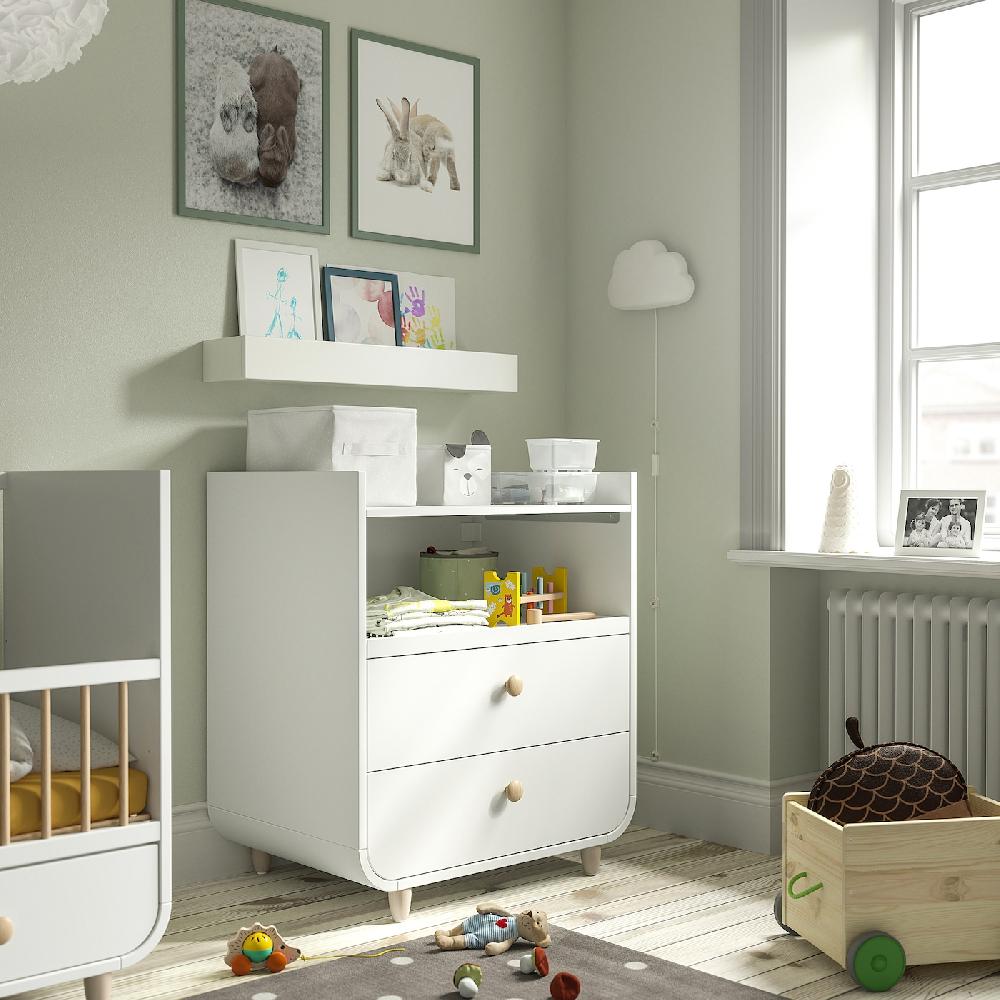 IKEA MYLLRA Fasciatoio Con Cassetti Bianco