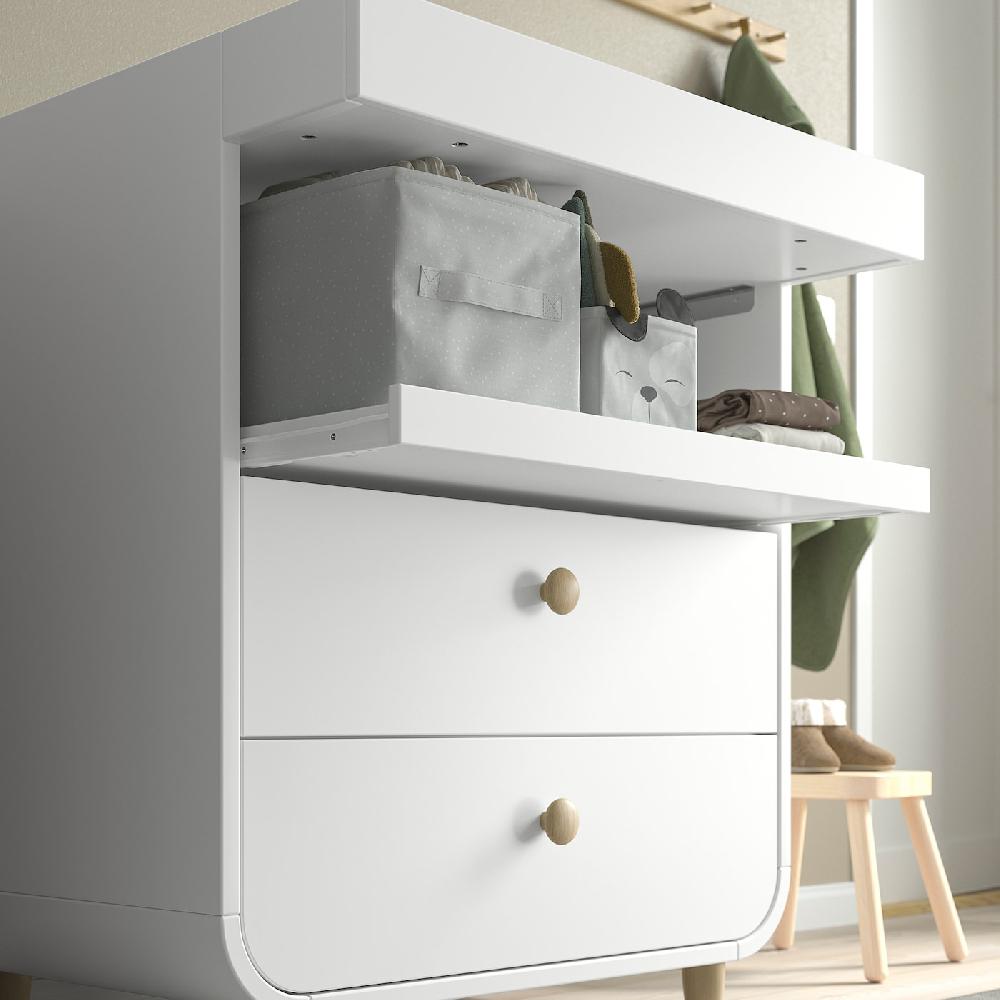 IKEA MYLLRA Fasciatoio Con Cassetti Bianco