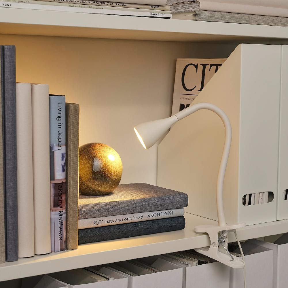 IKEA NÄVLINGE Faretto A LED Con Morsetto Bianco