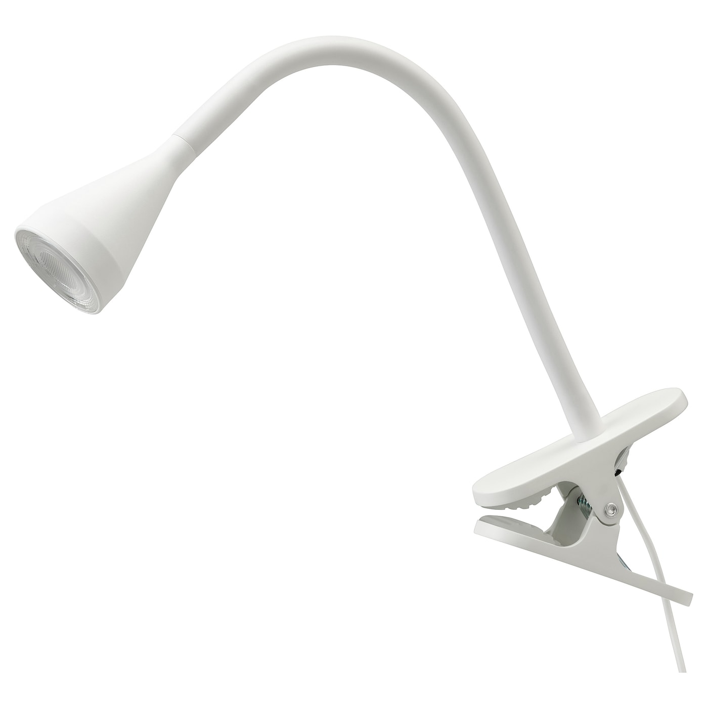IKEA NÄVLINGE Faretto a LED con morsetto bianco